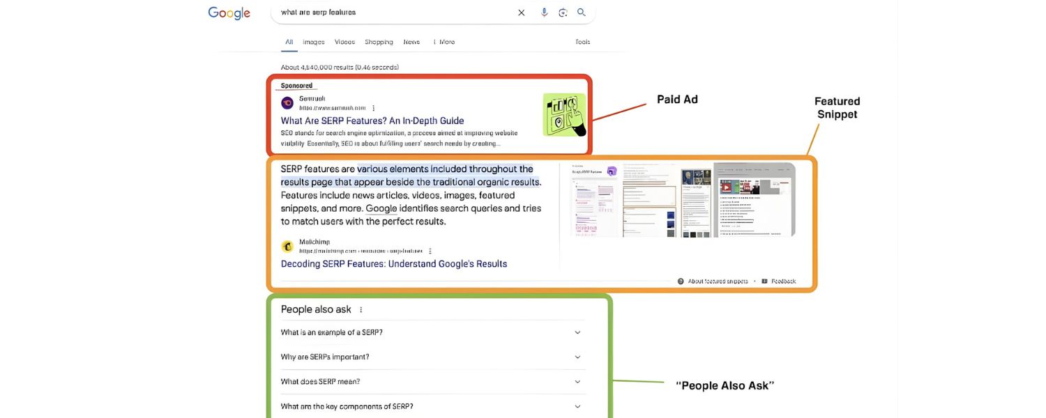 Search Features and SERP Layout