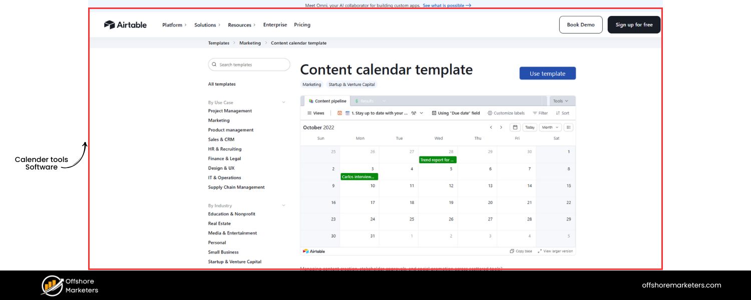 Specialized Calendar Tools Software