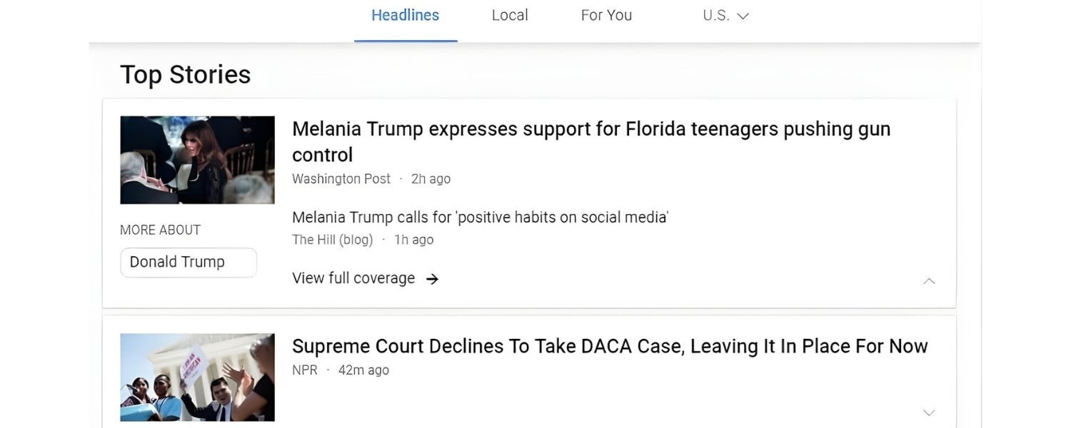 Top Stories: Showcasing News and Fresh Content