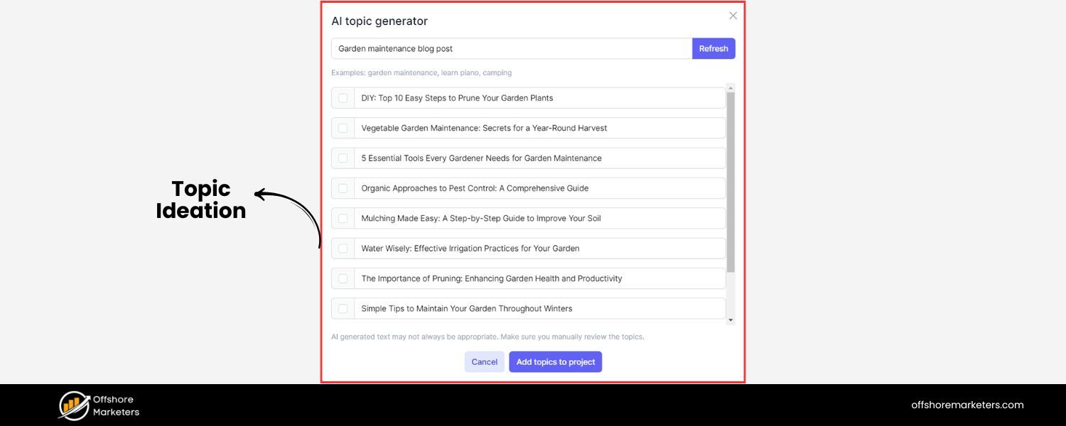 Content Research and Topic Ideation