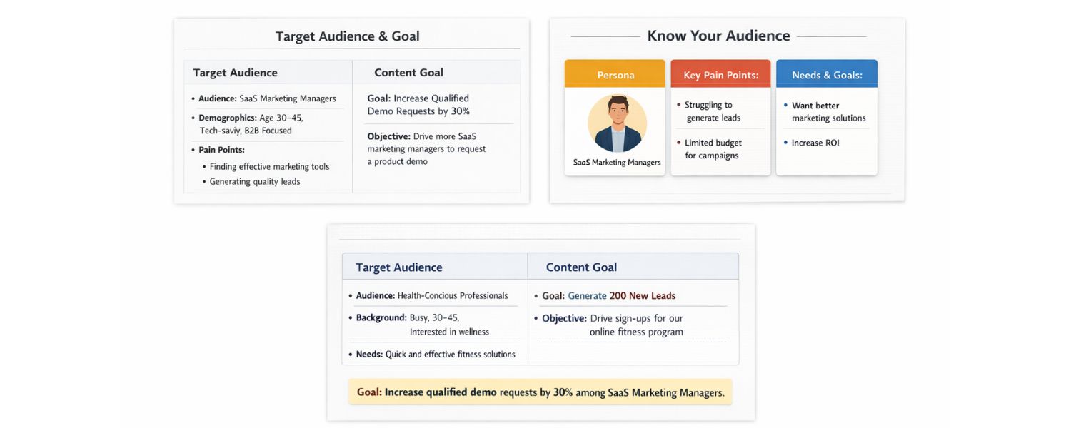 Define Your Audience and Goal
