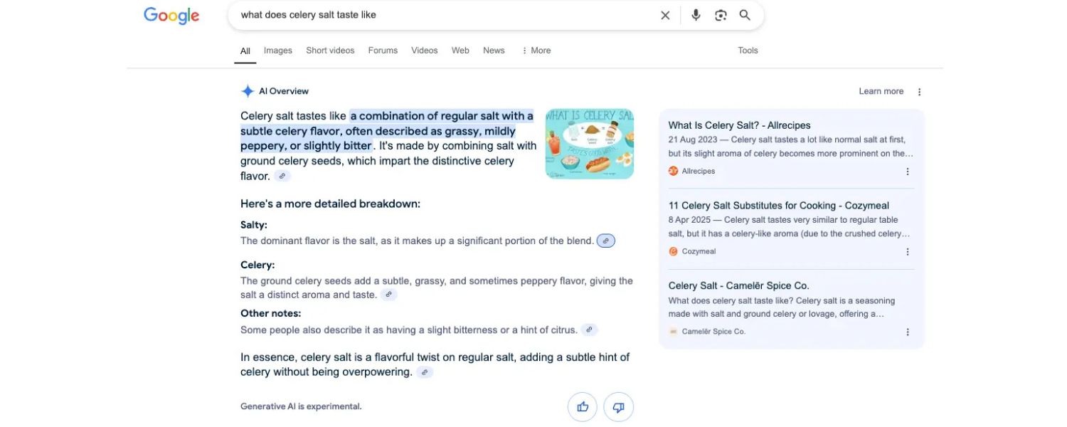 Less Direct Traffic from “Routine” Queries