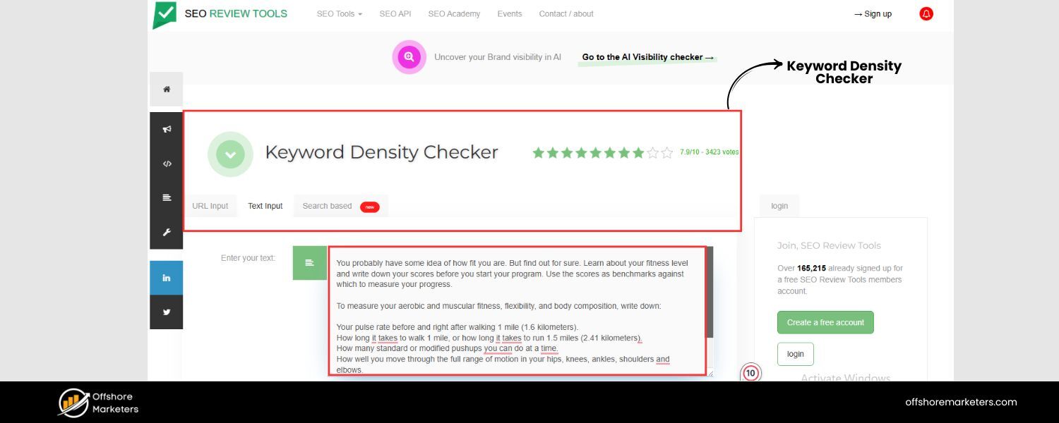 Online Keyword Density Checkers