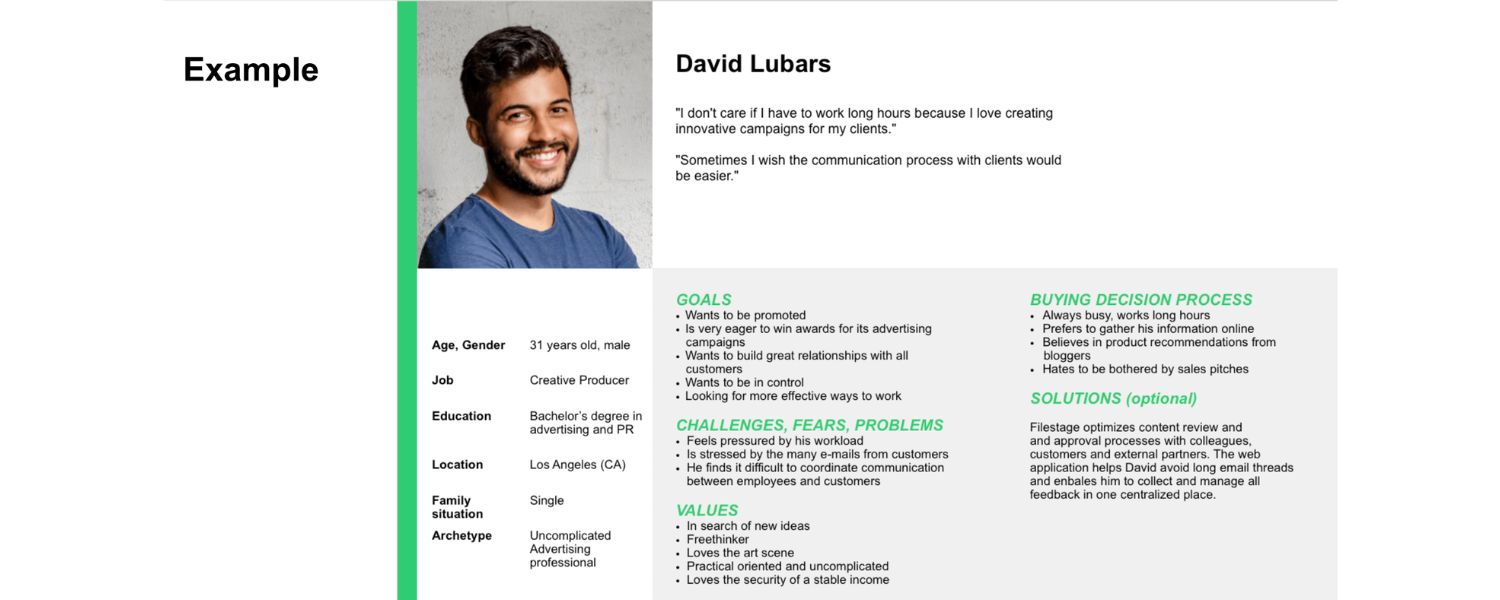 Target Audience & Persona