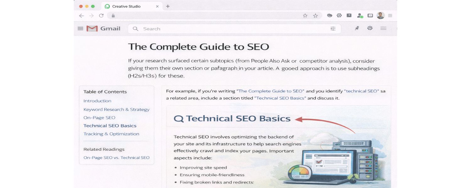 Cover the Subtopics in Depth