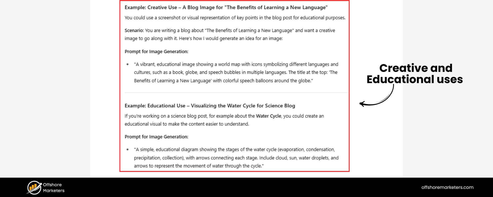 Creative and Educational Uses