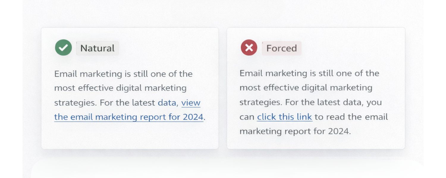 Integrate Anchors Naturally