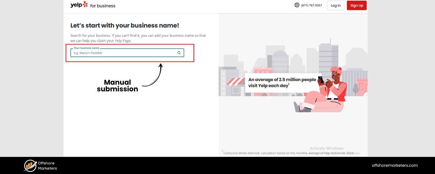 Manual Submission, Create Your Listings