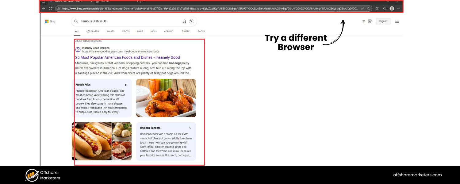 Try a Different Browser or Device