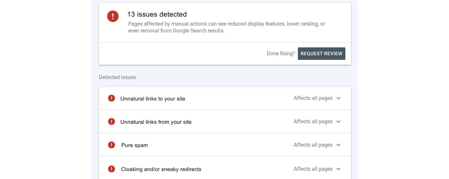 Avoid Spammy Shortcuts