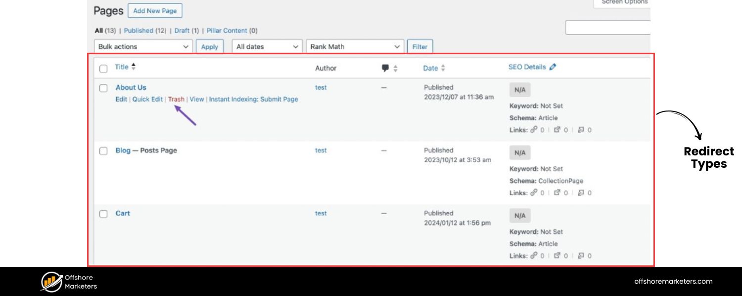 Deleting Pages or Products