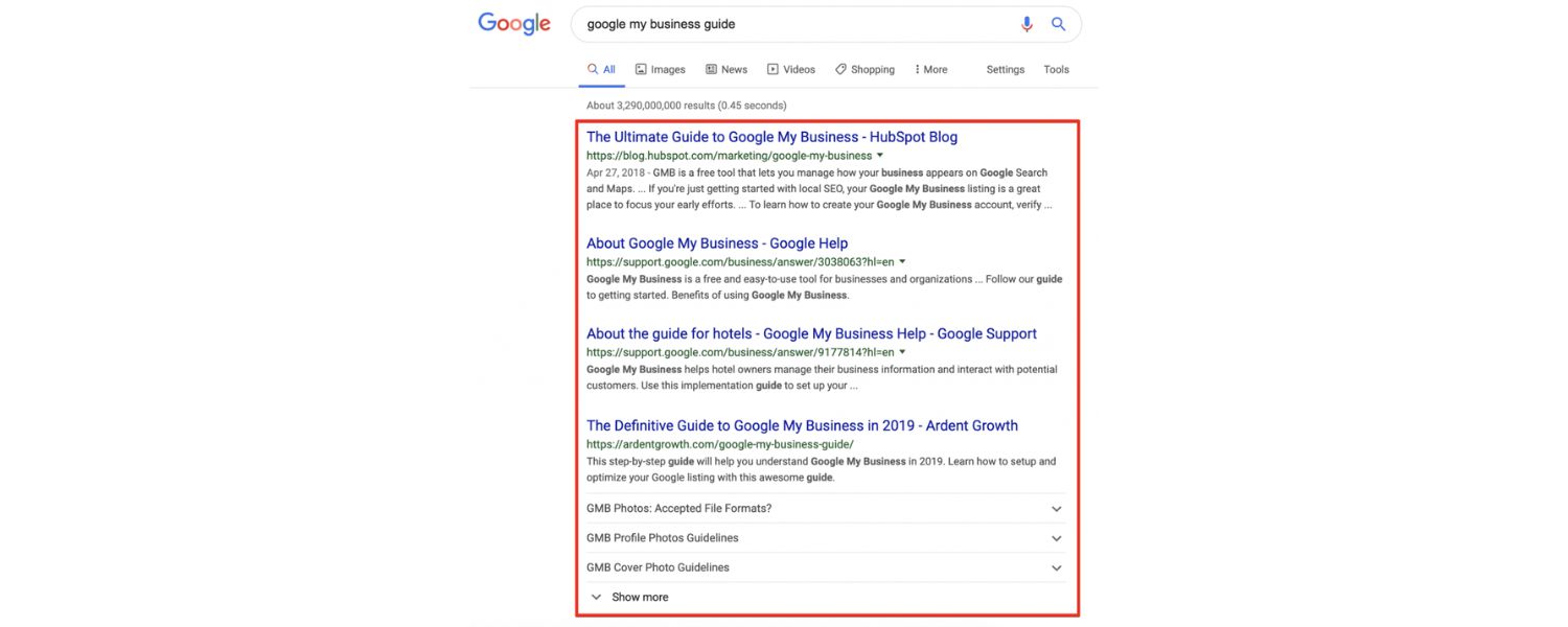 Organic Search Analysis