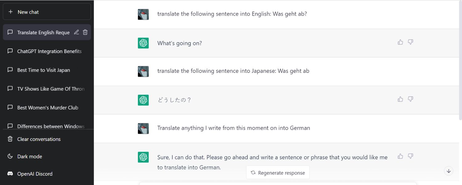 Translation and Language