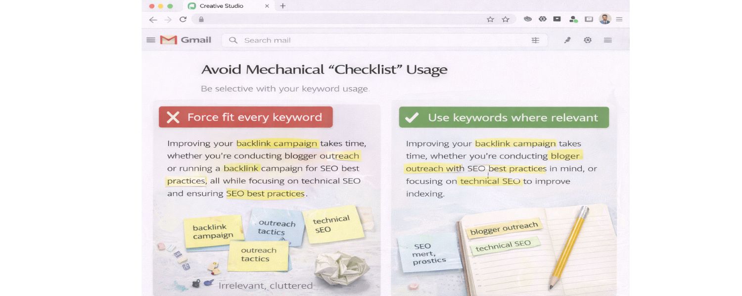 Avoid Mechanical “Checklist” Usage