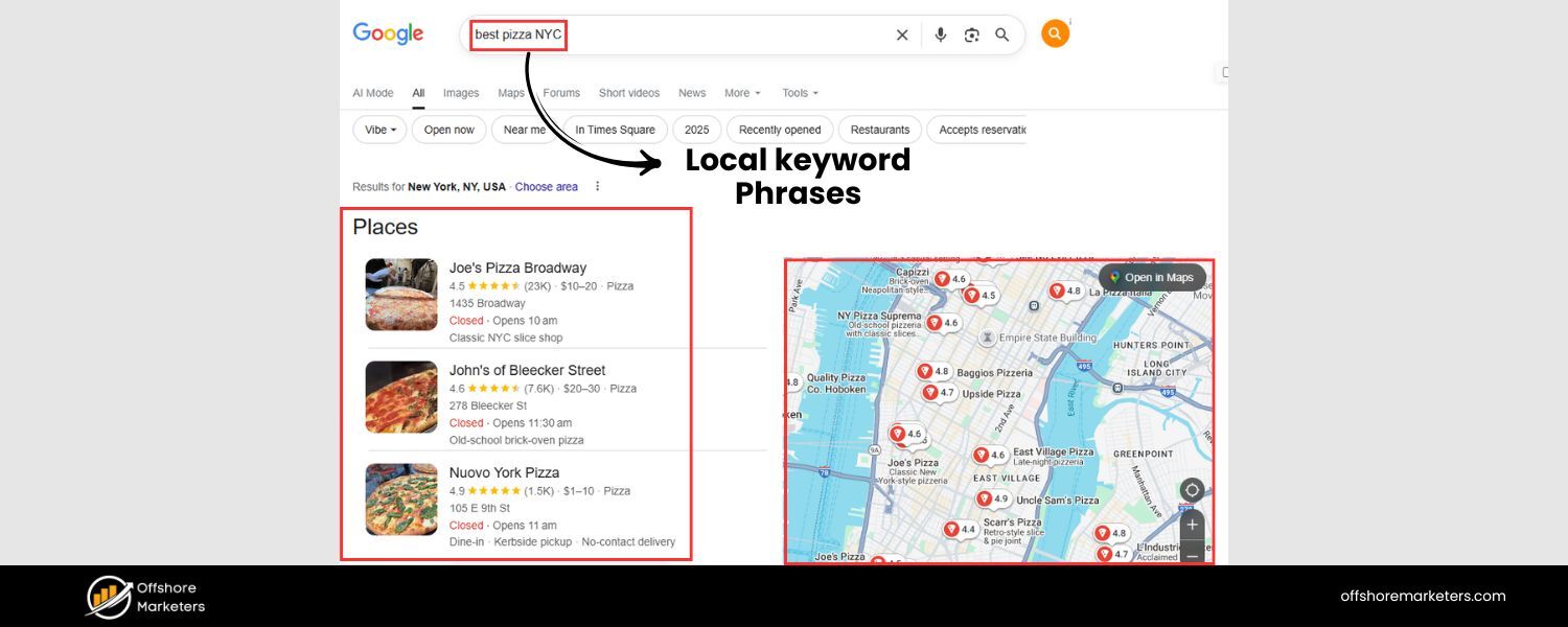 Local Keyword Phrases