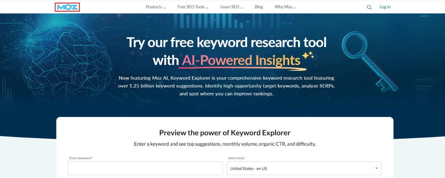 Moz Keyword Explorer