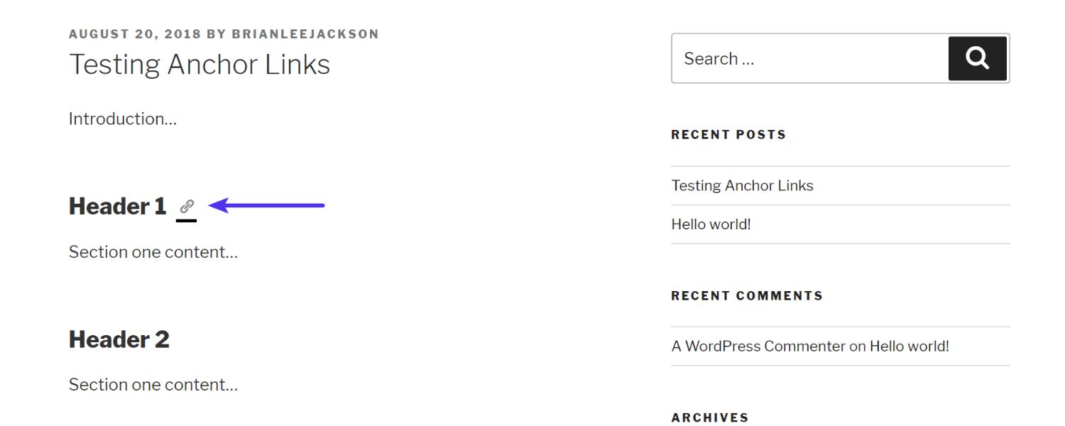 Anchor Links and Fixed Headers