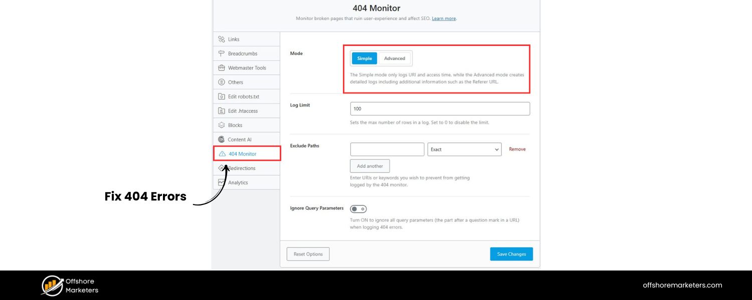 Monitor & Fix 404 Errors