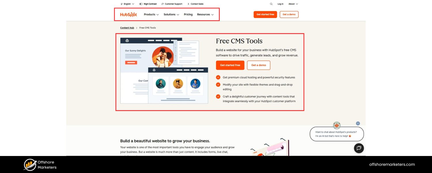 HubSpot CMS