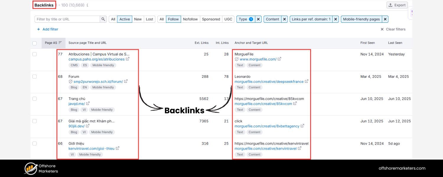 Build Quality Backlinks and Authority