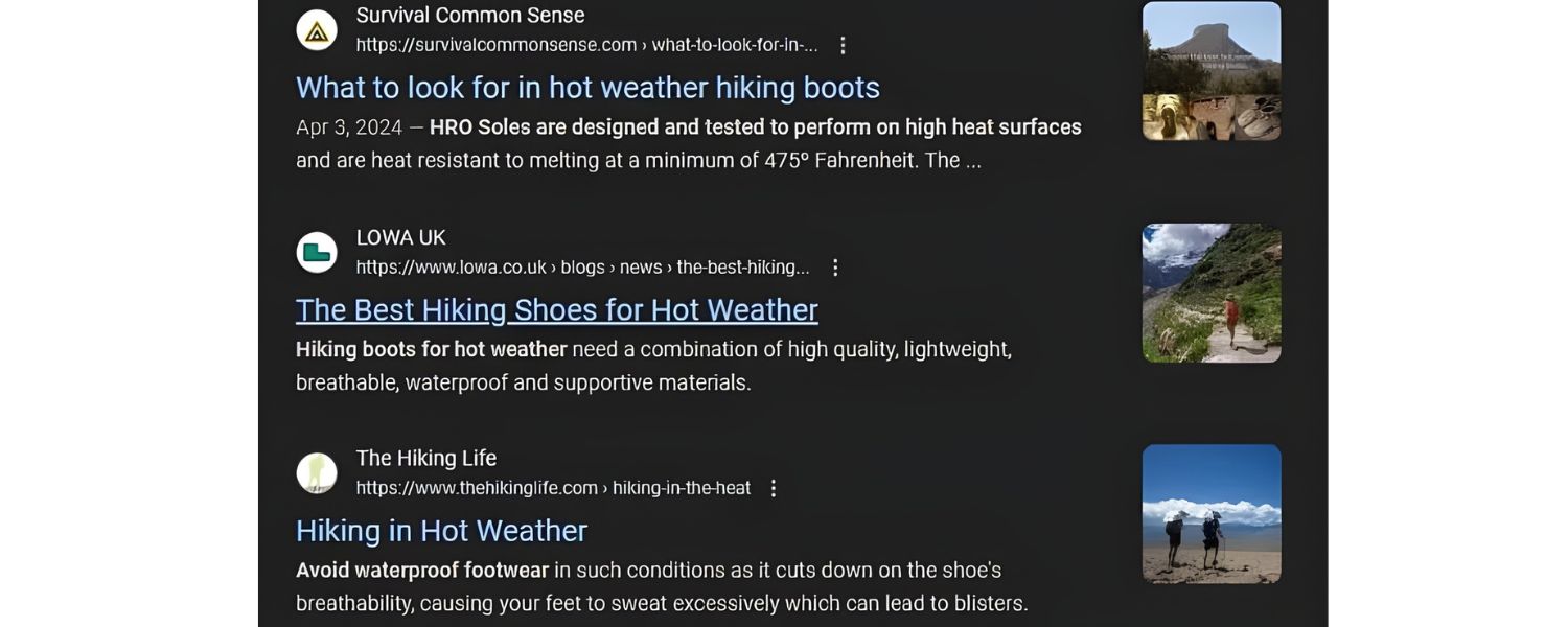 Landing Pages for Seasonal Keywords