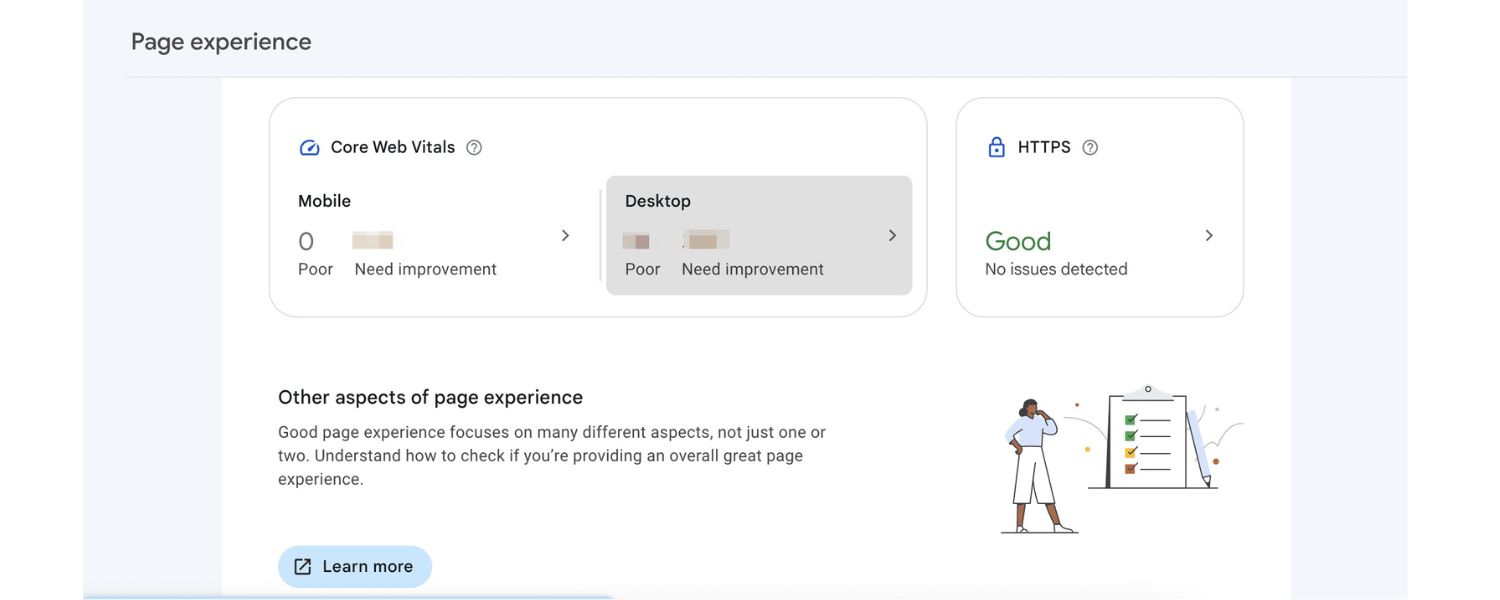 Page Experience Factors