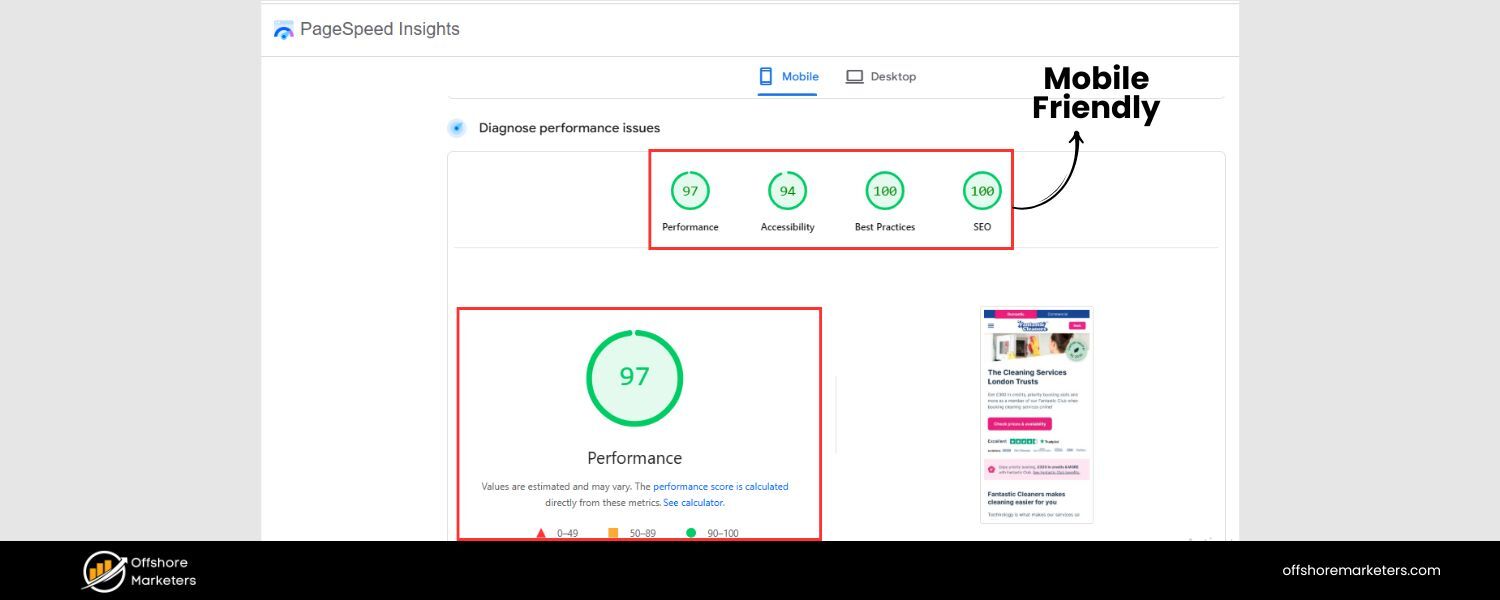 Ensure Mobile-Friendly, Fast Performance