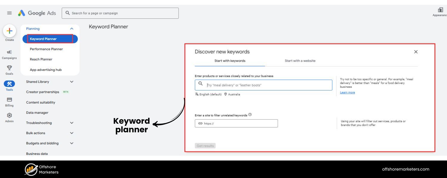 Google Keyword Planner