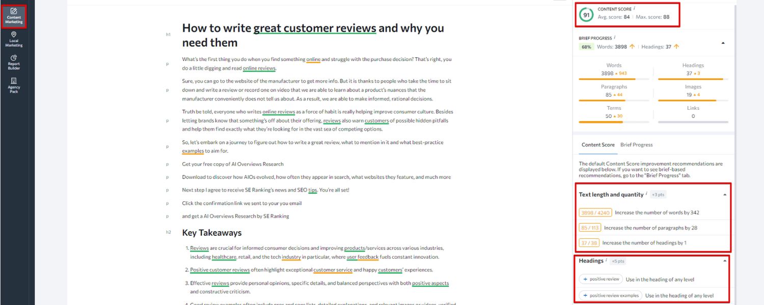 How to avoid keyword stuffing