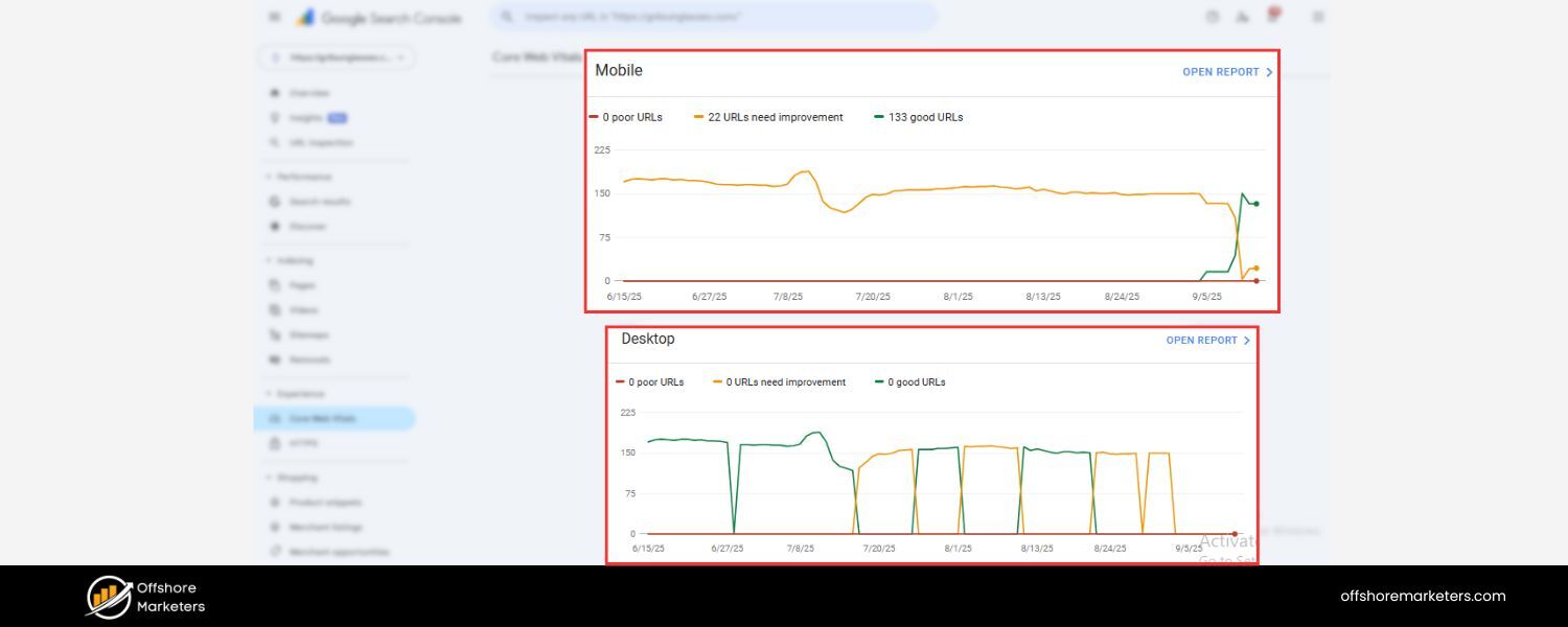 Improve Page Experience and Core Web Vitals