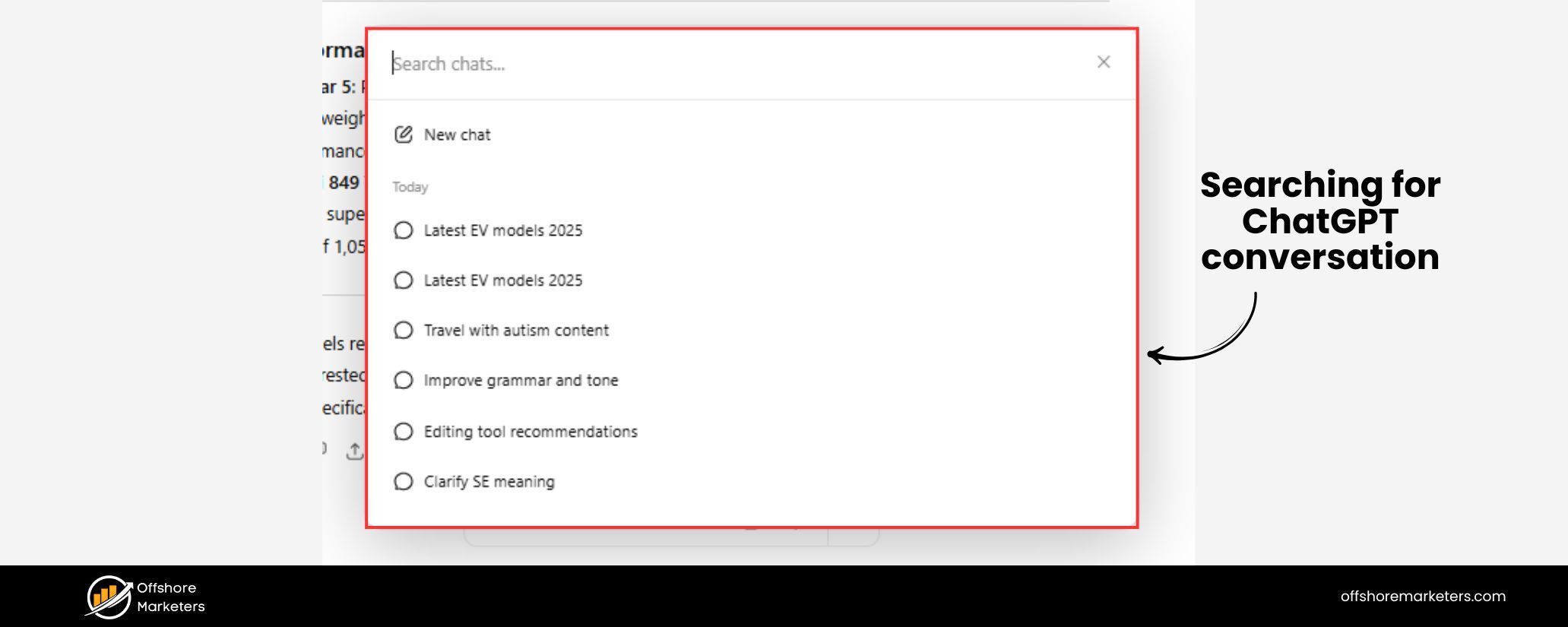 Searching Your ChatGPT Conversations, Chat History Search