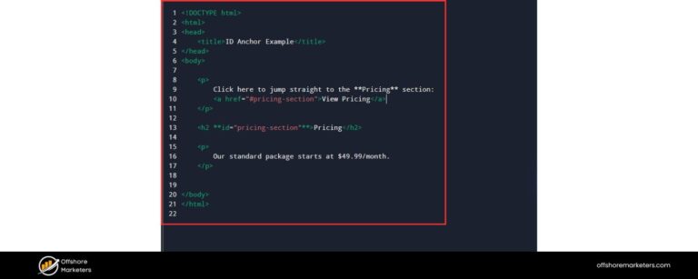 HTML Anchor Tag: Creating Hyperlinks and Jump Links