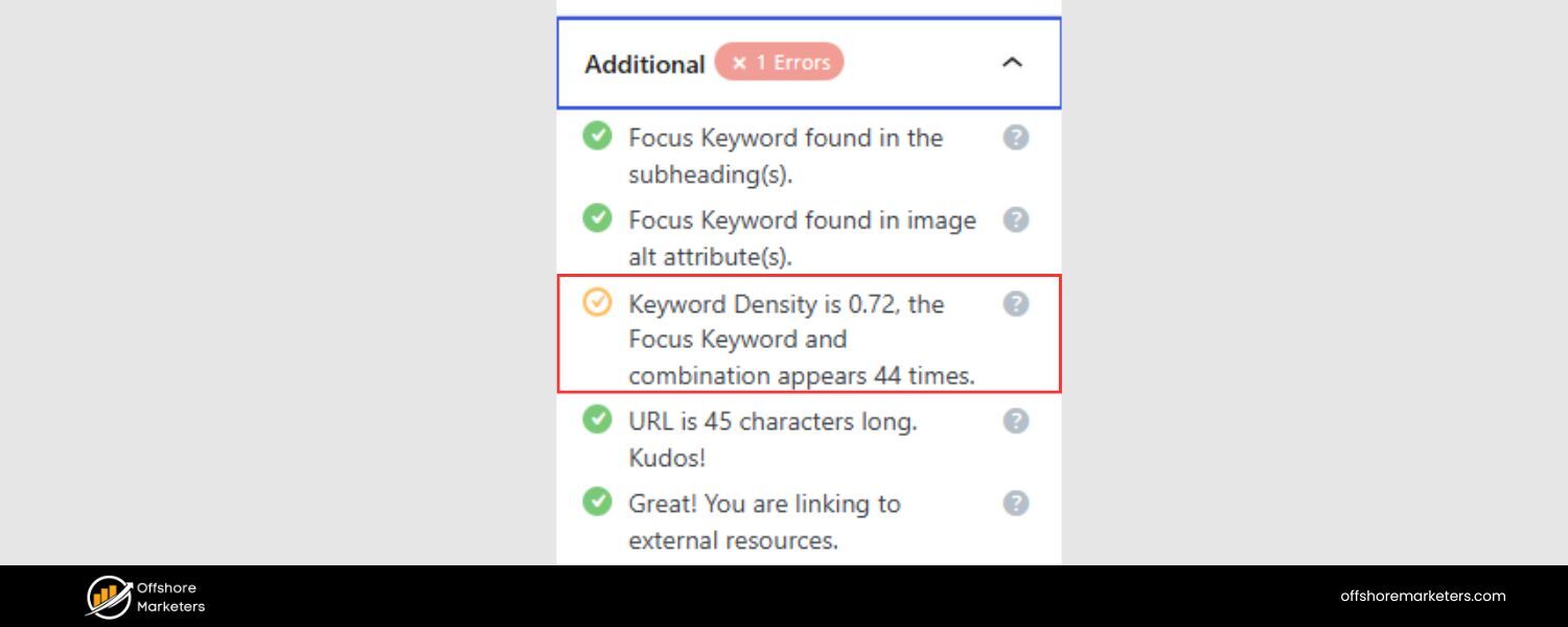 What is Keyword Density